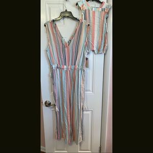 Matching Mommy + Me summer romper set
